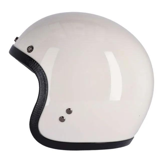13 1/2 SKULL BUCKET HELMET VINTAGE WHITE