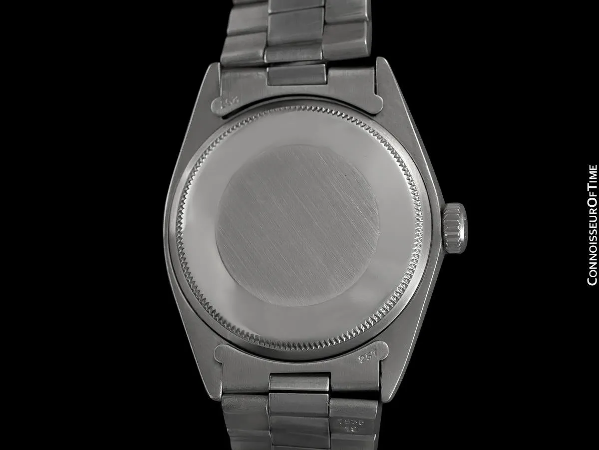 1971 Rolex Date (Datejust) Vintage Mens with Silver Dial - Stainless Steel