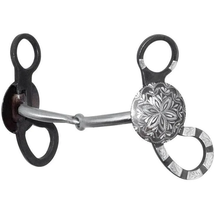 5-1/8" Santa Fe Daisy Snaffle Bit