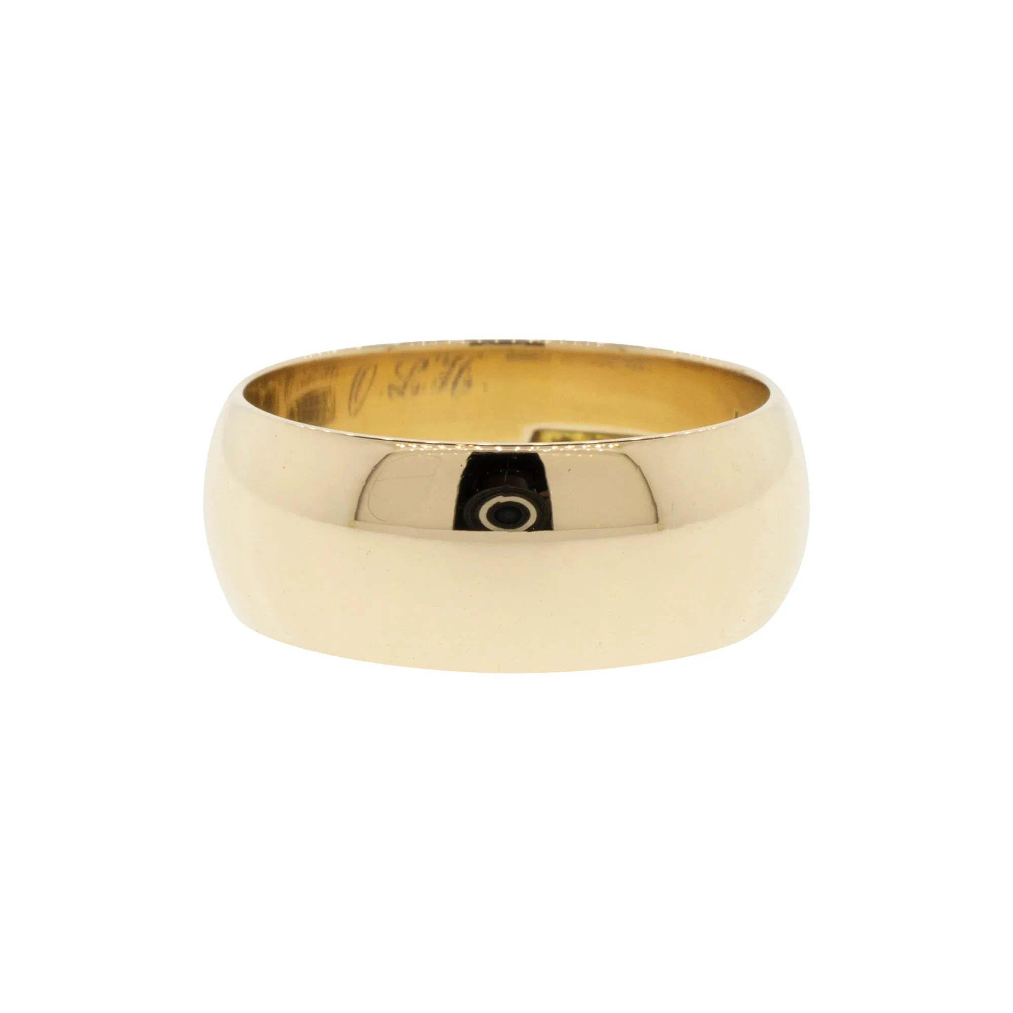 6.90mm Wide Half Round Cigar Band