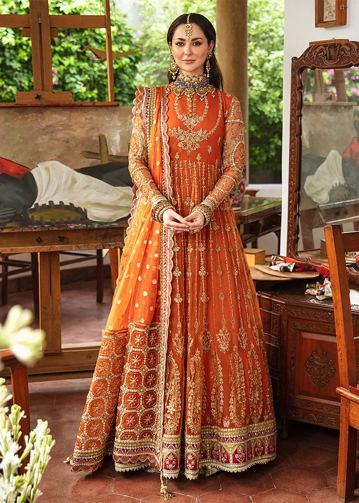 AATISHRAH | Afrozeh Shehnai Wedding Formals 2021 | Unstitched Embroidered Suit