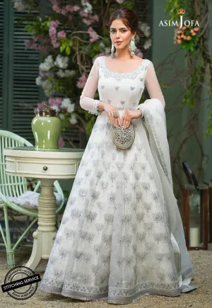 AJFC-49 | Asim Jofa Jashn Collection 2021 | Unstitched Organza Suit