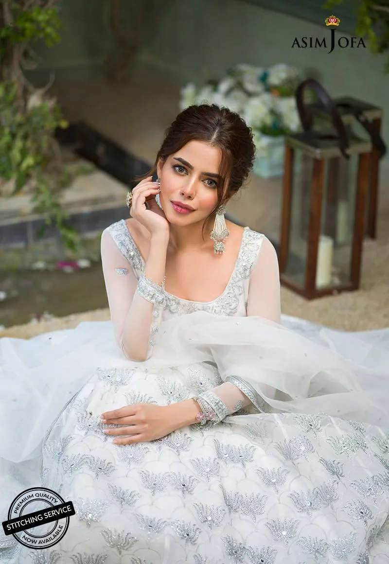 AJFC-49 | Asim Jofa Jashn Collection 2021 | Unstitched Organza Suit