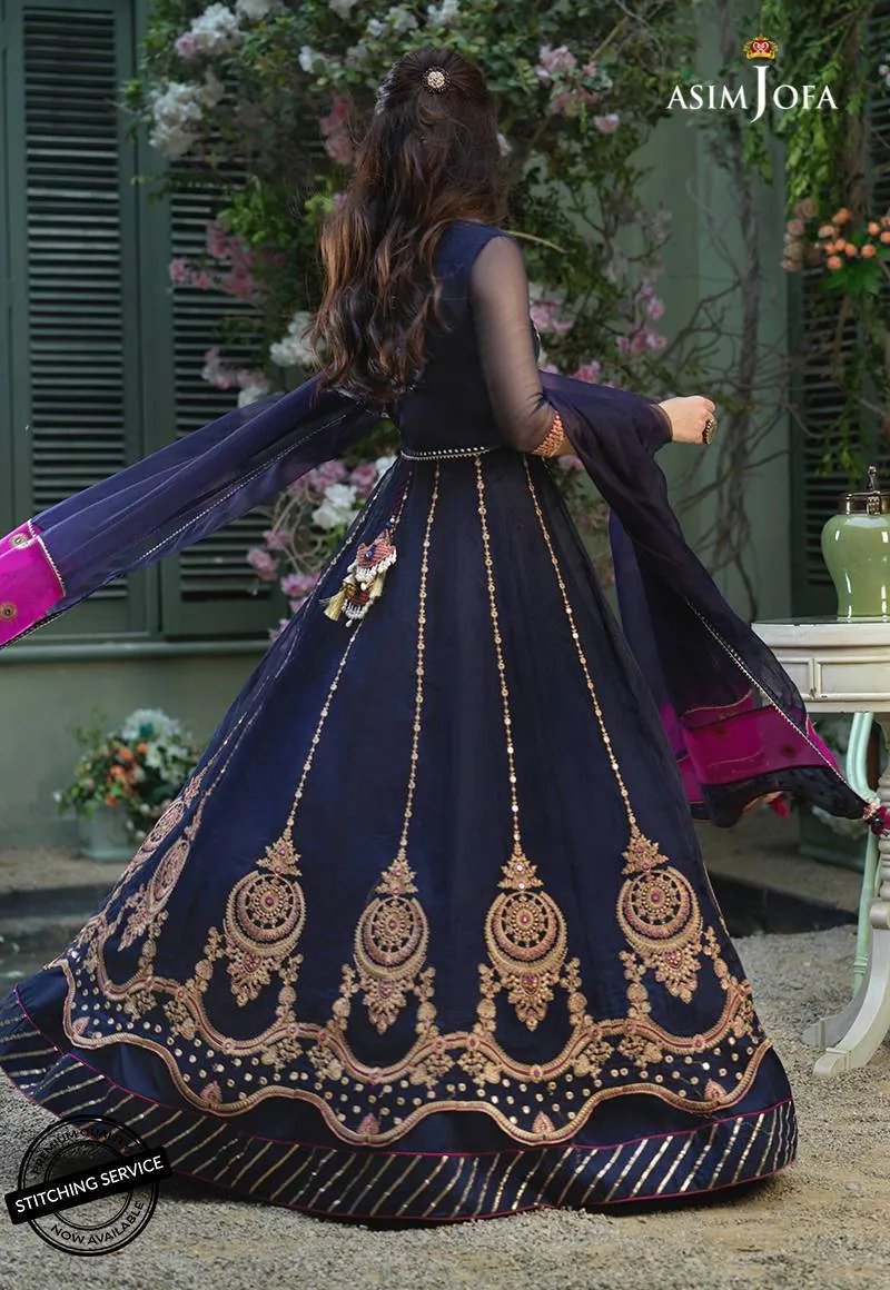 AJFC-53 | Asim Jofa Jashn Collection 2021 | Unstitched Organza Suit