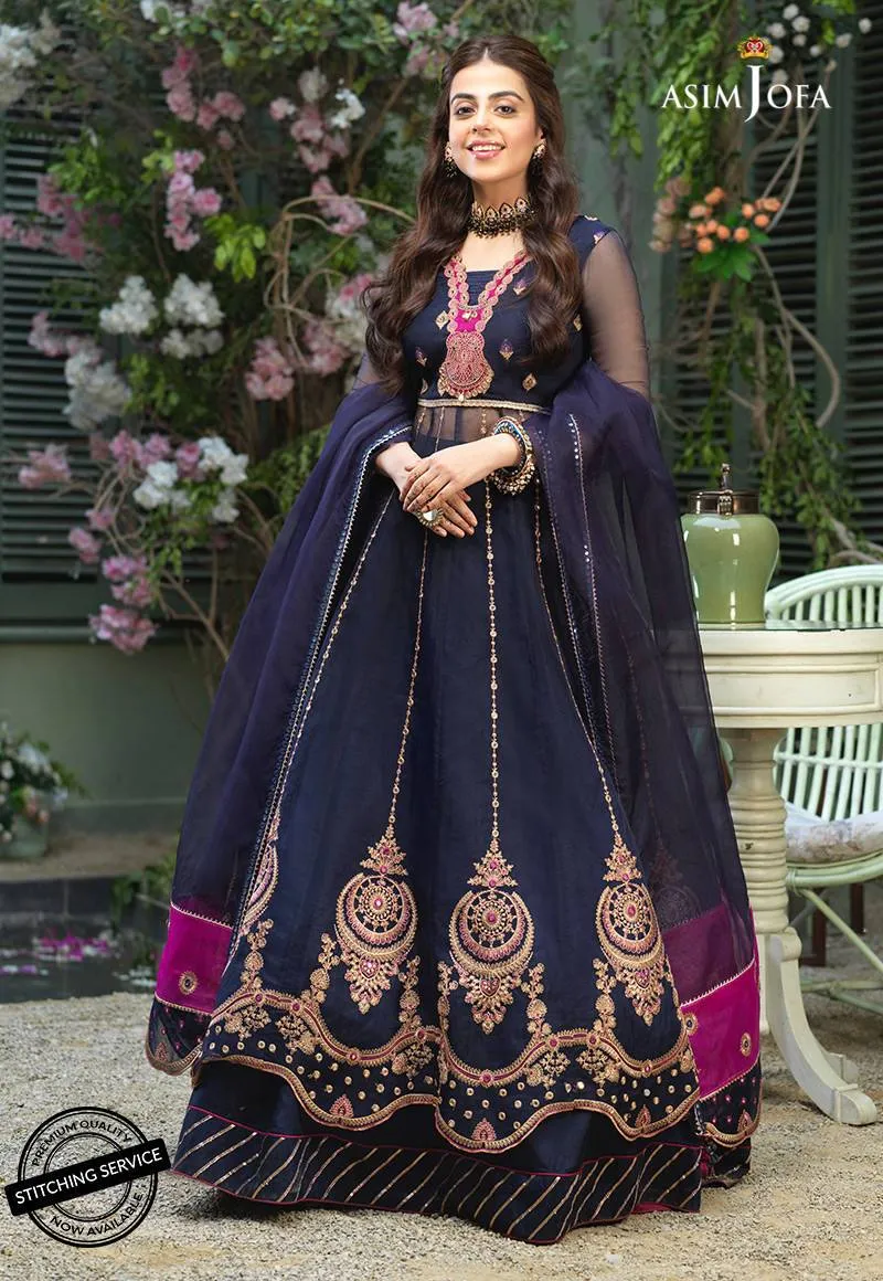 AJFC-53 | Asim Jofa Jashn Collection 2021 | Unstitched Organza Suit