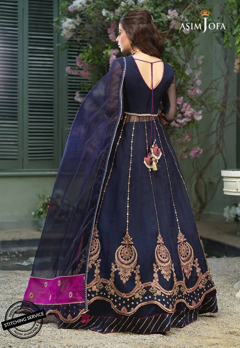 AJFC-53 | Asim Jofa Jashn Collection 2021 | Unstitched Organza Suit
