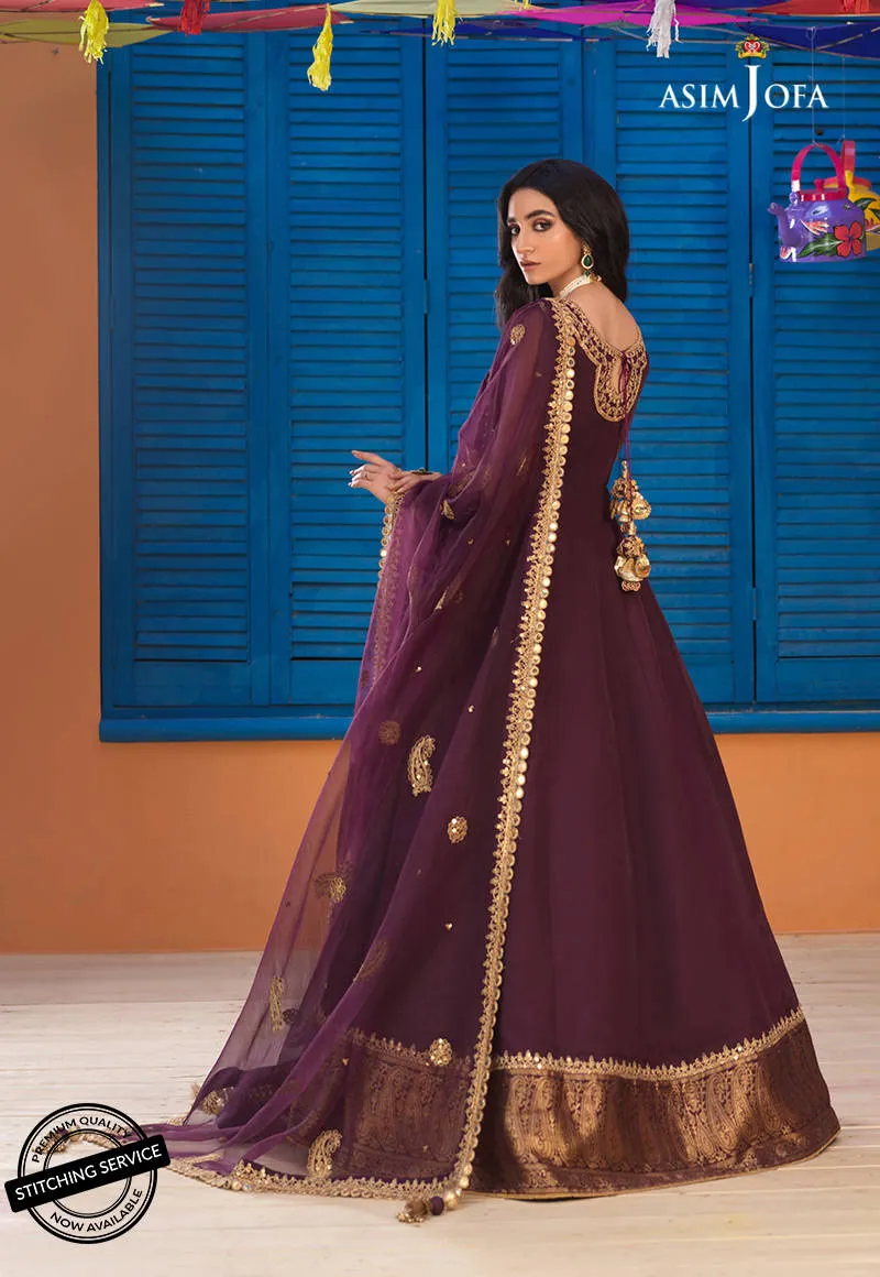 AJFC-73 | Asim Jofa Basant Collection 2022 | Unstitched Embroidered Organza Suit