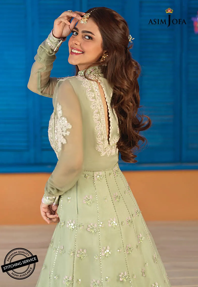 AJFC-75 | Asim Jofa Basant Collection 2022 | Unstitched Embroidered Organza Suit