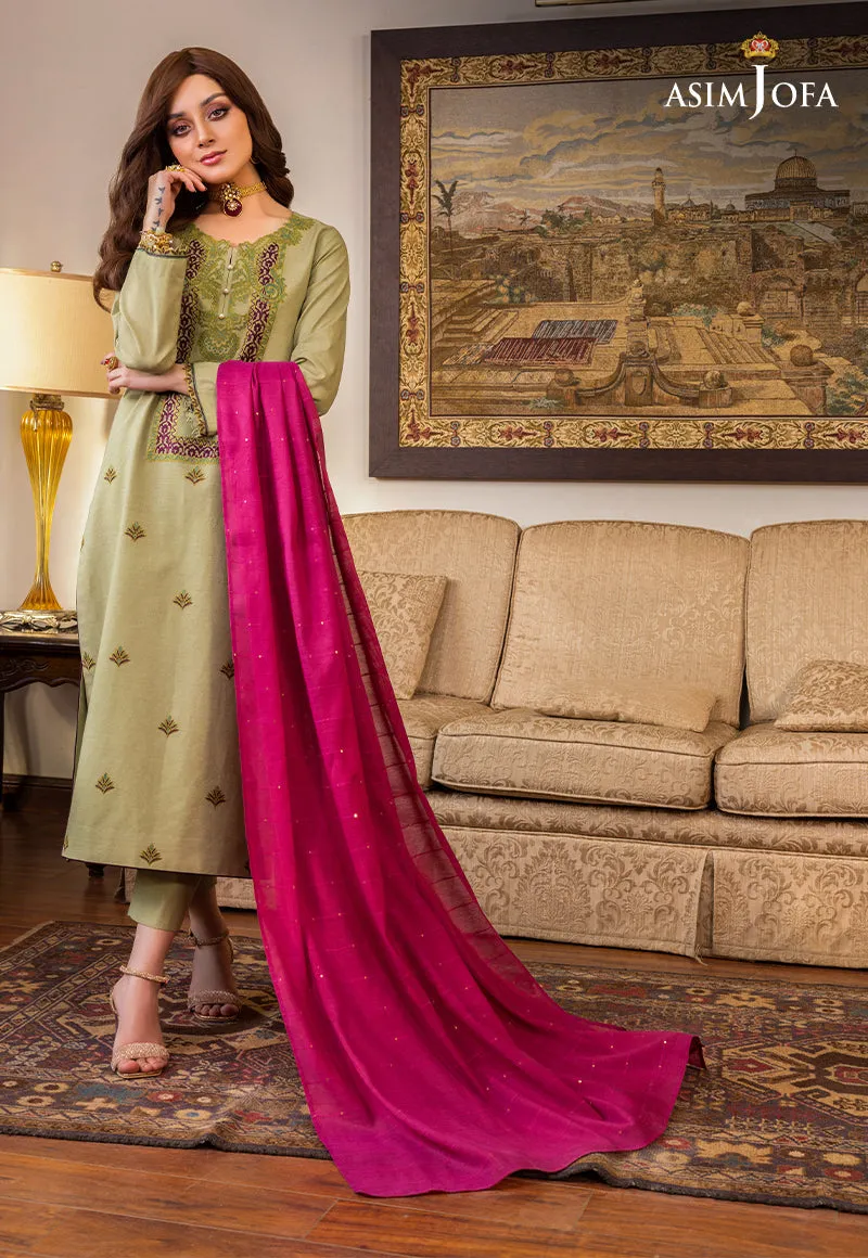 AJPE-41 (2-PC) | Asim Jofa Pret Essentials Eid Edit II Collection | Embroidered Stitched RTW Suits