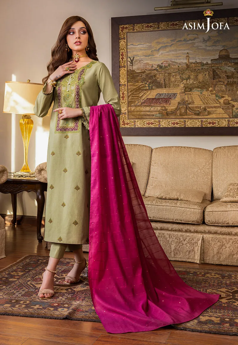 AJPE-41 (2-PC) | Asim Jofa Pret Essentials Eid Edit II Collection | Embroidered Stitched RTW Suits