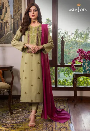 AJPE-41 (2-PC) | Asim Jofa Pret Essentials Eid Edit II Collection | Embroidered Stitched RTW Suits