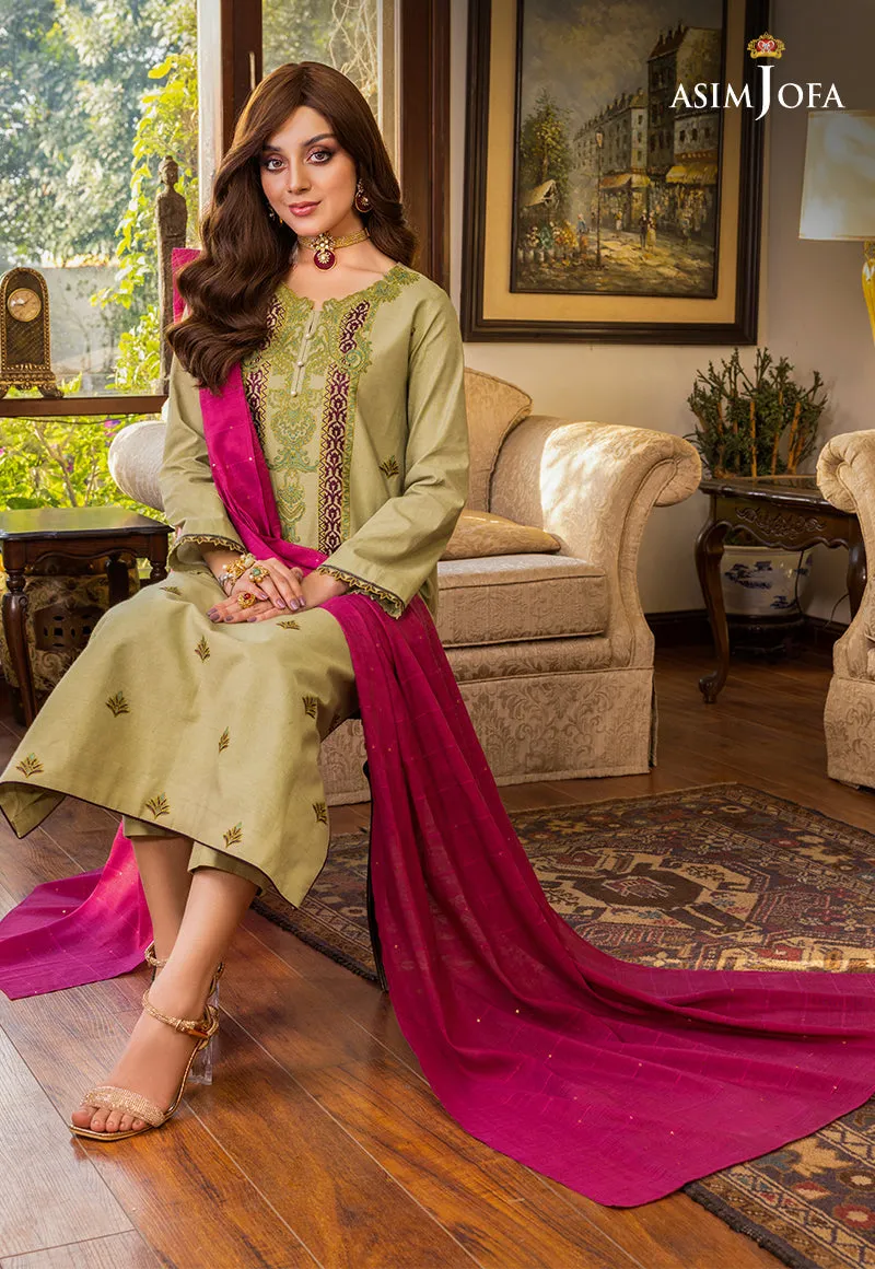 AJPE-41 (2-PC) | Asim Jofa Pret Essentials Eid Edit II Collection | Embroidered Stitched RTW Suits