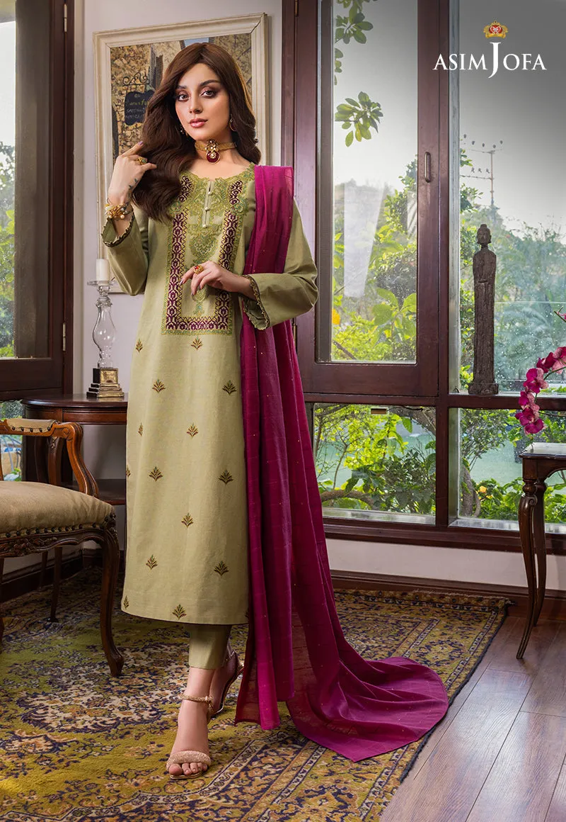 AJPE-41 (2-PC) | Asim Jofa Pret Essentials Eid Edit II Collection | Embroidered Stitched RTW Suits