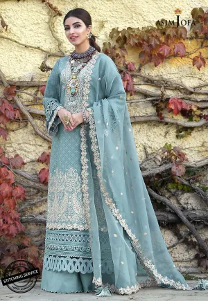AJSL-21 | Asim Jofa Shehr-e-Yaar Luxury Lawn Collection 2022 | Unstitched Embroidered Lawn Suits