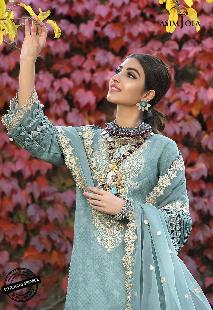 AJSL-21 | Asim Jofa Shehr-e-Yaar Luxury Lawn Collection 2022 | Unstitched Embroidered Lawn Suits