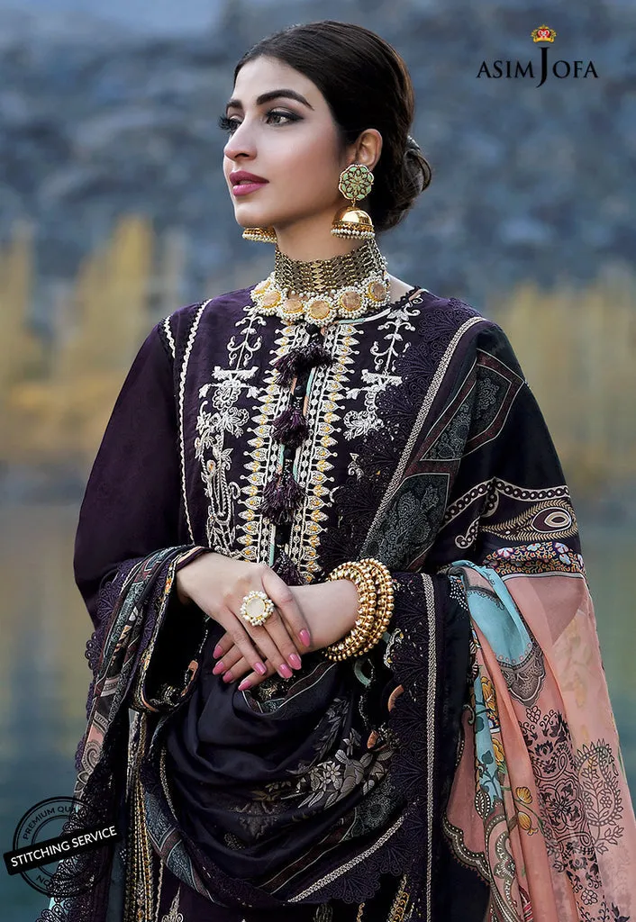 AJSL-22 | Asim Jofa Shehr-e-Yaar Luxury Lawn Collection 2022 | Unstitched Embroidered Lawn Suits