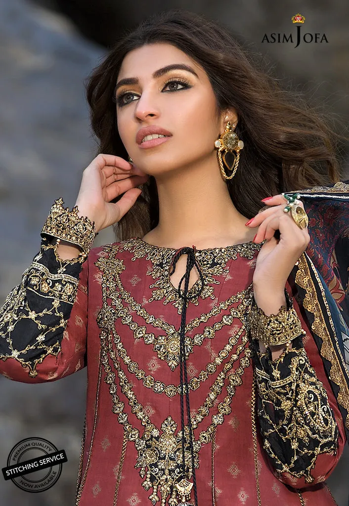 AJSL-23 | Asim Jofa Shehr-e-Yaar Luxury Lawn Collection 2022 | Unstitched Embroidered Lawn Suits