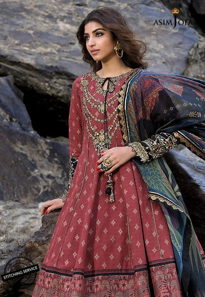 AJSL-23 | Asim Jofa Shehr-e-Yaar Luxury Lawn Collection 2022 | Unstitched Embroidered Lawn Suits