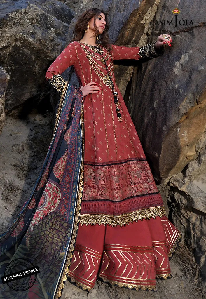 AJSL-23 | Asim Jofa Shehr-e-Yaar Luxury Lawn Collection 2022 | Unstitched Embroidered Lawn Suits