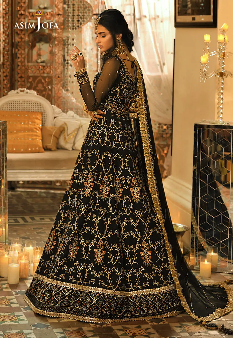 AJST-11 | Asim Jofa Sadqay Tumharay Eid Collection 2022 | Unstitched Embroidered Chiffon Suits