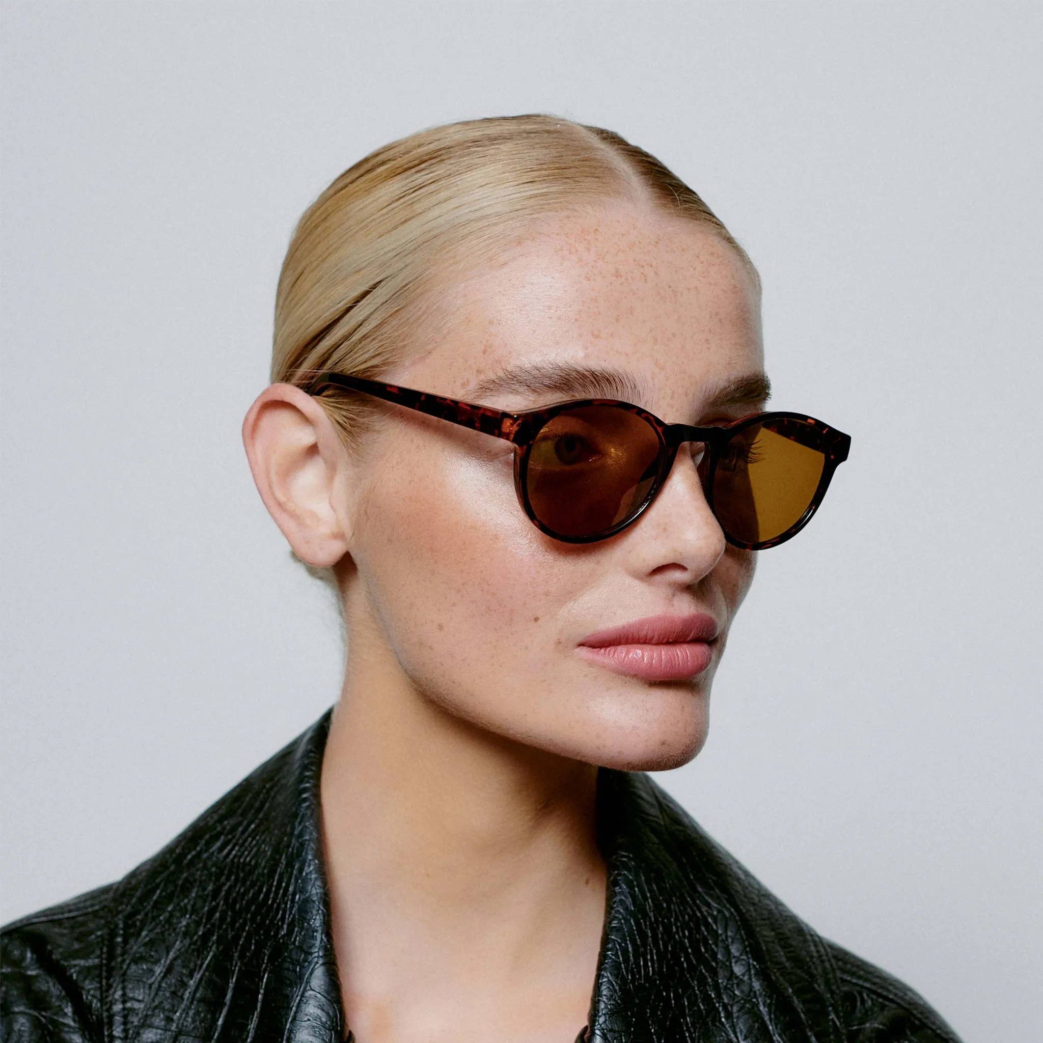 A.Kjaerbede Marvin Demi Tortoise Sunglasses