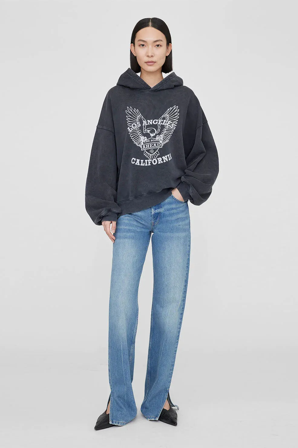 Alec Hoodie - washed black