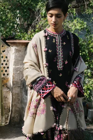 ALYA (ZW21-06) |  Zaha Hamrahi Winter Collection 2021 | Unstitched Embroidered Khaddar Suits