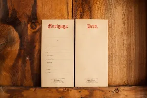 Antique House Deed Envelope