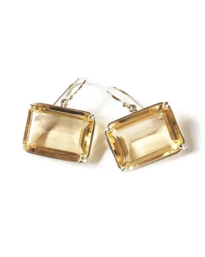 Ava Earrings in Citrine