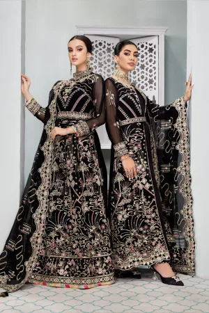 Azha Alizeh Fashion Vasl-e-Meeras Festive Edition 2022 | Unstitched Embroidered Chiffon Suits