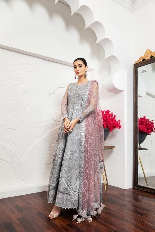 Bella Rose | Alizeh Royale De Luxe Collection | Unstitched Embroidered Chiffon Suits