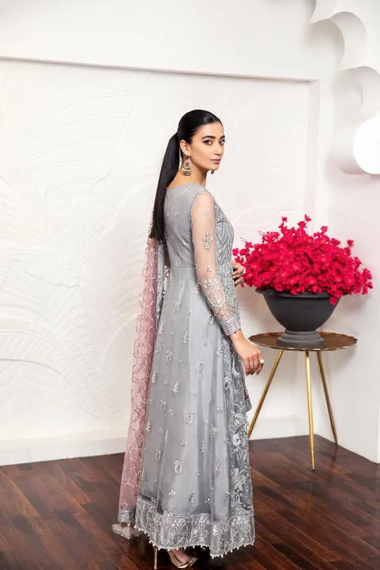 Bella Rose | Alizeh Royale De Luxe Collection | Unstitched Embroidered Chiffon Suits