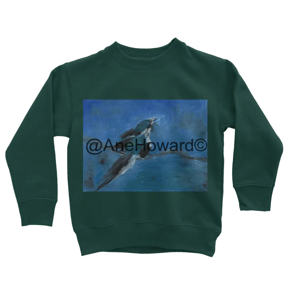 Blue Bird Classic Kids Cotton Sweatshirt Multi-Color