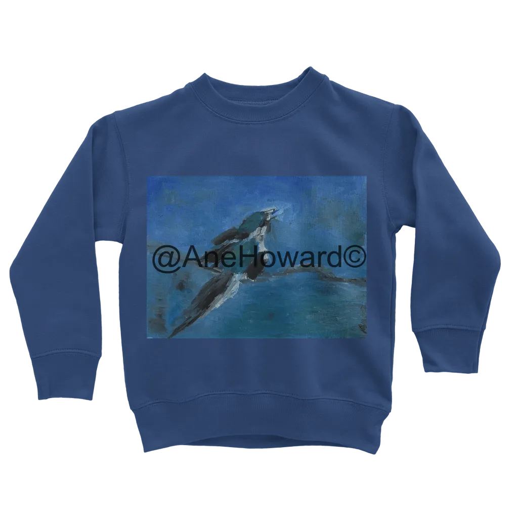 Blue Bird Classic Kids Cotton Sweatshirt Multi-Color