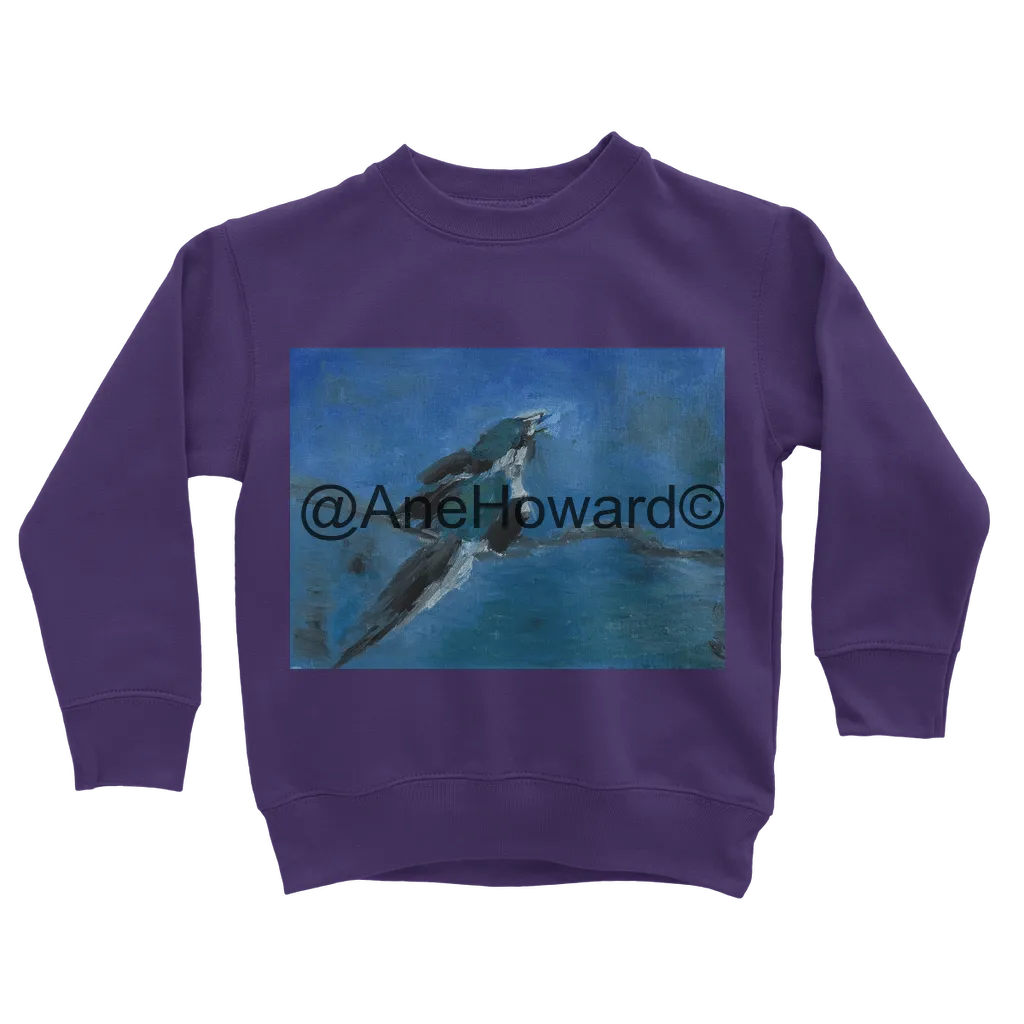 Blue Bird Classic Kids Cotton Sweatshirt Multi-Color
