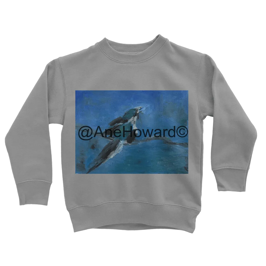 Blue Bird Classic Kids Cotton Sweatshirt Multi-Color