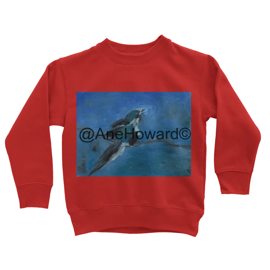 Blue Bird Classic Kids Cotton Sweatshirt Multi-Color