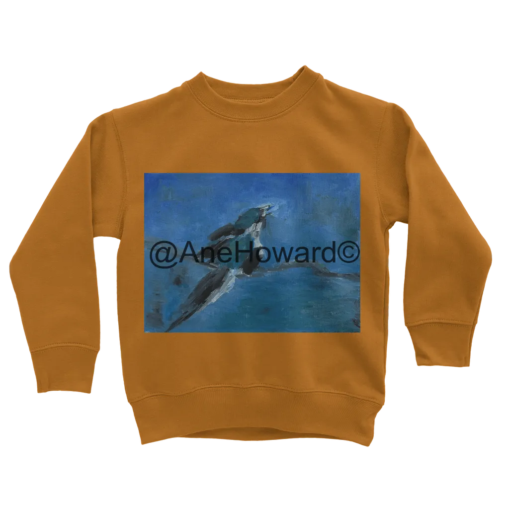 Blue Bird Classic Kids Cotton Sweatshirt Multi-Color
