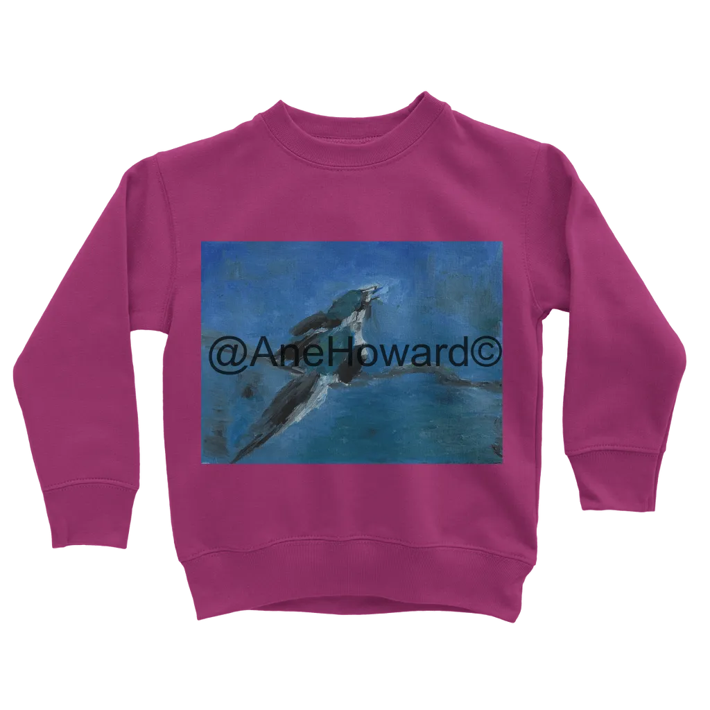 Blue Bird Classic Kids Cotton Sweatshirt Multi-Color