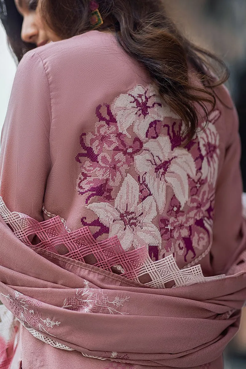 BLUSH | Mushq Broadway Winter Edit’21 | Unstitched Embroidered Khaddar Suits
