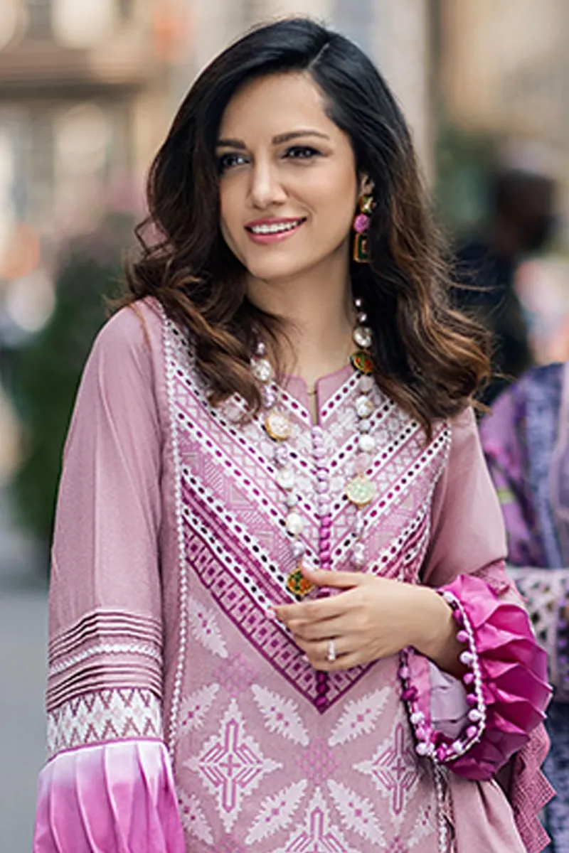 BLUSH | Mushq Broadway Winter Edit’21 | Unstitched Embroidered Khaddar Suits