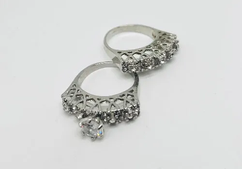 Butterfly Twin Rings Set