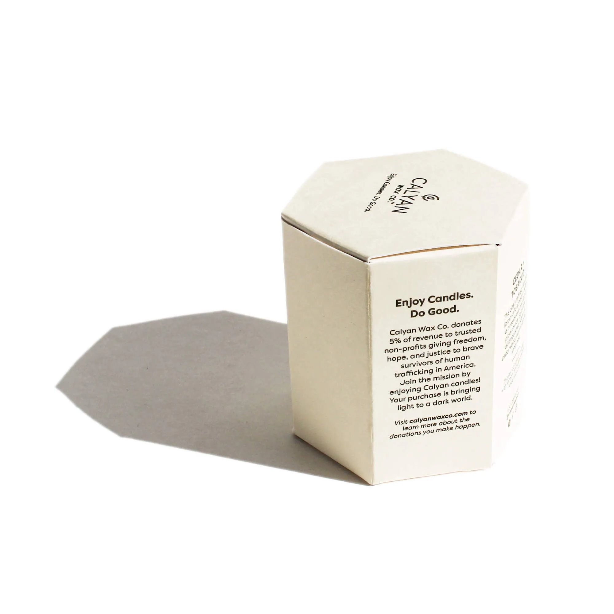 Calyan Wax Co. - Grapefruit   Flora Glass Tumbler Soy Candle