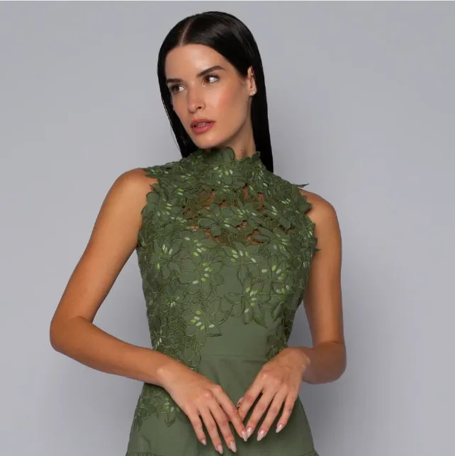 Cebile Embroidered Dress
