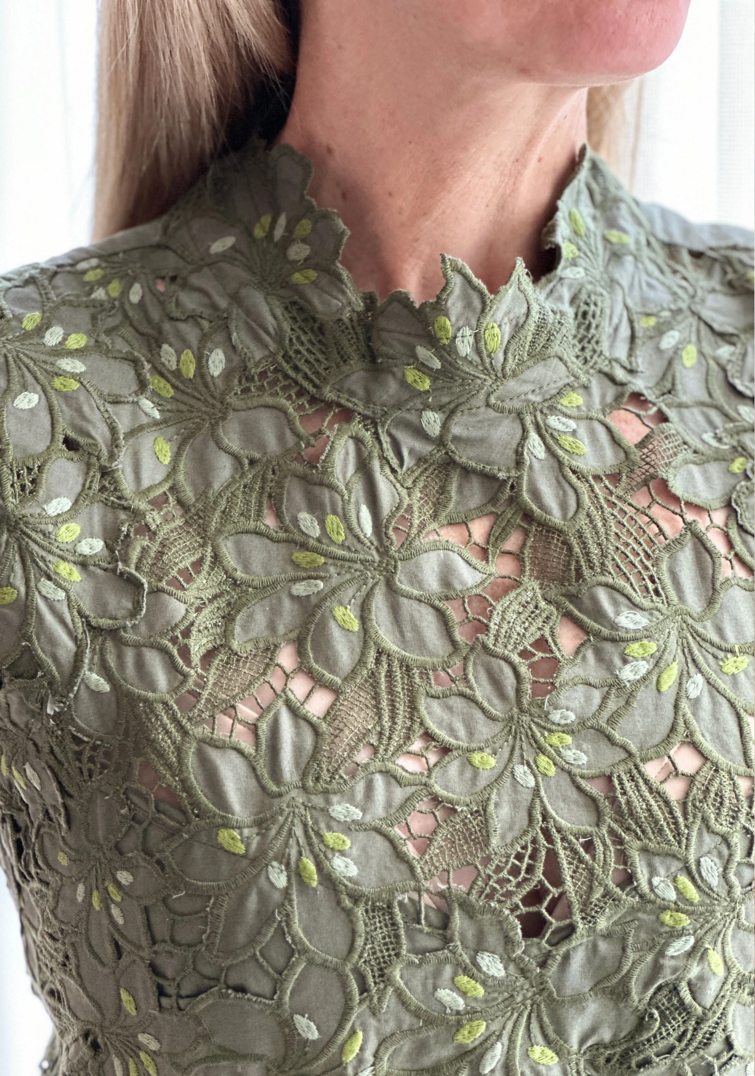 Cebile Embroidered Dress