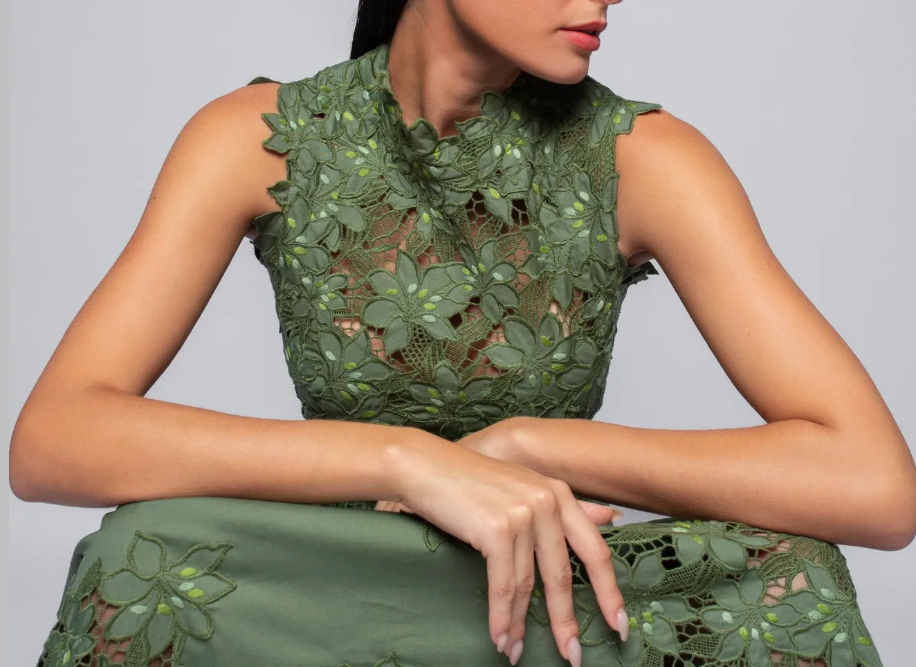 Cebile Embroidered Dress