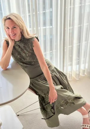 Cebile Embroidered Dress