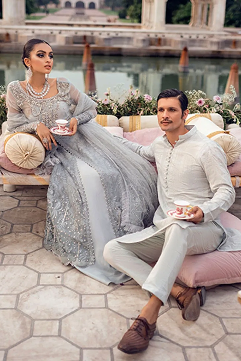 CHANDANI | Mushq Hawa Mahal Tissue De Luxe ‘21 | Unstitched Embroidered Chiffon Suits