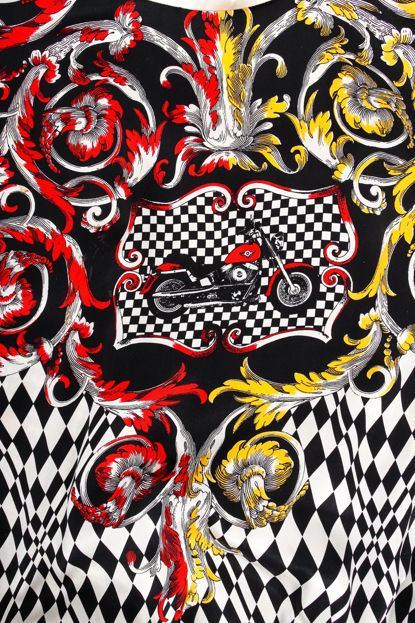 Checkered Motorcycle Rally Bodysuit
