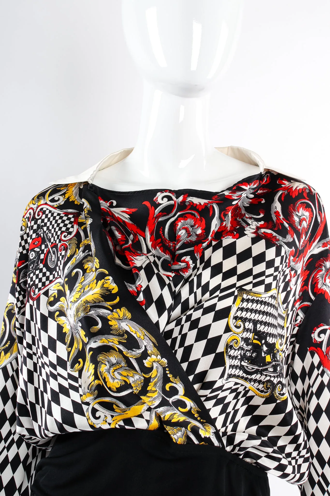 Checkered Motorcycle Rally Bodysuit